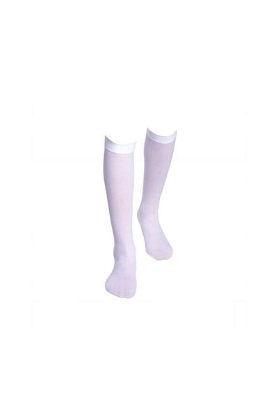Daymod Day Mod - Long Socks, Mycro 50, White, Size 128-140cm, for Girls