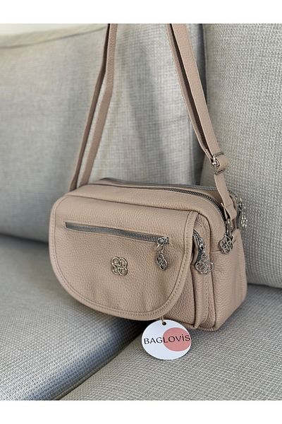 BAGLOVİS Four Pocket Flows Mink Women's Bag En25 Boy20