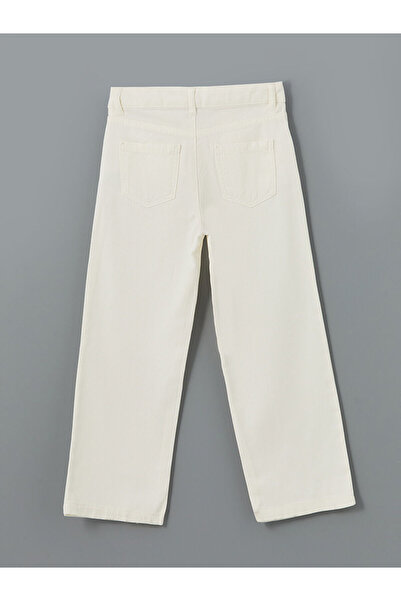 LC Waikiki Girl's Jeans Pants with Adjustable Elastic Waist