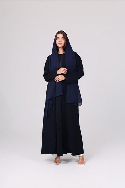 IKKXA Solid Straight Cut Abaya