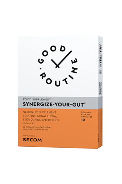 Secom Synergize-Your-Gut Good Routine, Secom, 10 capsule vegetale
