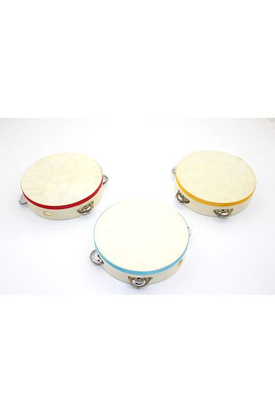 URZ GRUP Wooden Tambourine Large Size