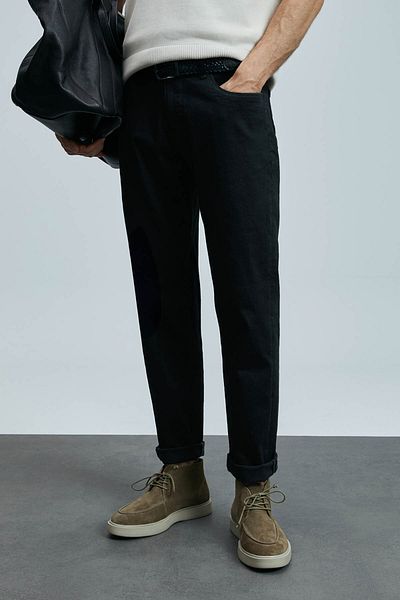Lufian Pantaloni de jeans pentru bărbați Jashua Smart Black 111200211