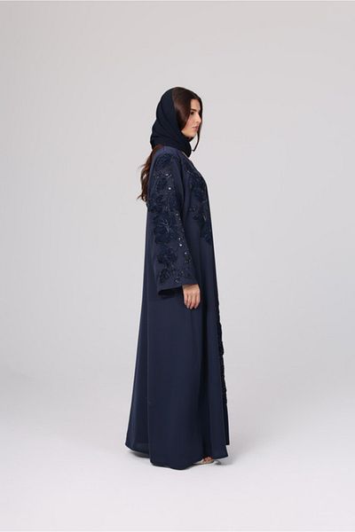 IKKXA Luxury Design Beaded Embroidery Abaya