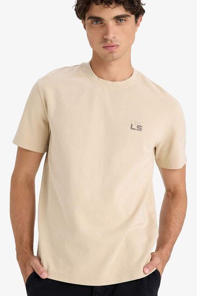 DeFacto New Season Regular Fit Crew Neck Printed Short Sleeve T-Shirt