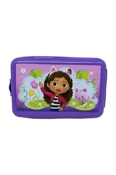Gabby's Dollhouse High-Quality Dishwasher Safe Rectangular Snack Box – Violet 760ml