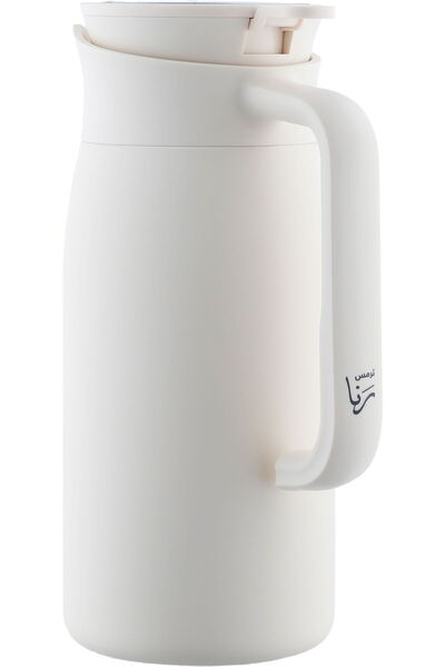 Alsaif Gallery Rana Thermos, Saif Gallery, 1.5L, Stainless Steel Inner and Outer Body, Touch Screen - White