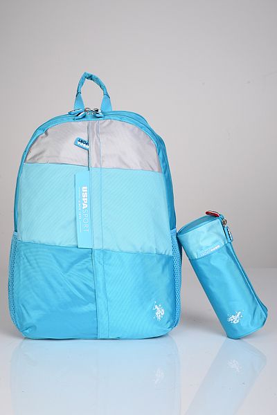 U.S. Polo Assn. S.U.A. Polo Assn. Plcan24055 Placan2057 Set unisex pentru școală și rucsac + suport pentru stilou