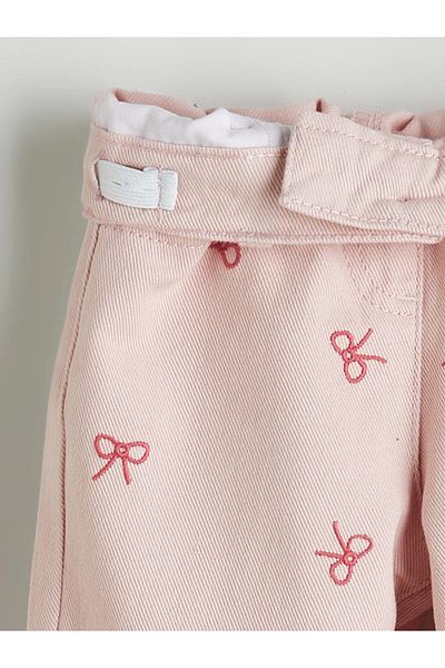 LC Waikiki Lcw Kids Pink Elastic Waist Girls' Trousers