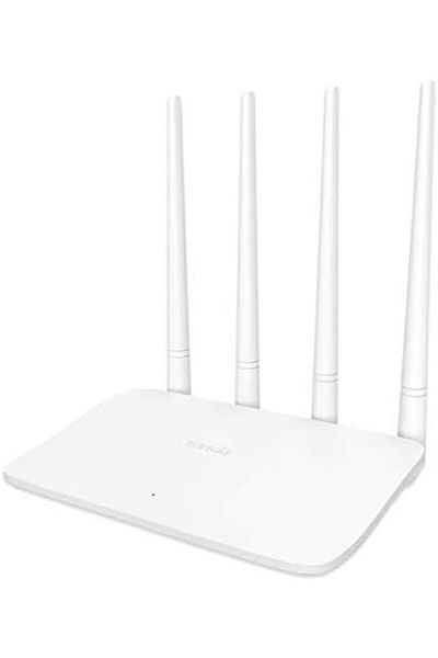 Tenda F6 V4.0 Wireless N300, 4X5dBi Antennas, Easy Setup Router (White, Not a Modem)