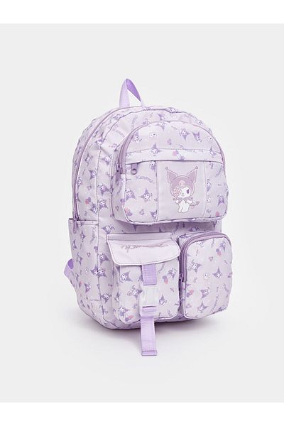 LC Waikiki Sparkling Selections from Shining Store |   Lilac Kuromi Printed Girl's Backpack