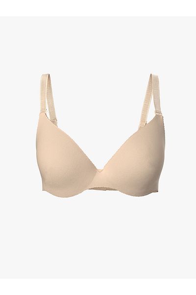 LC Waikiki Sparkling Selections from Shining Store |   Pink Half Padded Plain T-Shirt Bra Without Underwire