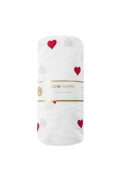 LC Waikiki Quality Parts from Celebi Store |   Heart Printed Double Fitted Sheet