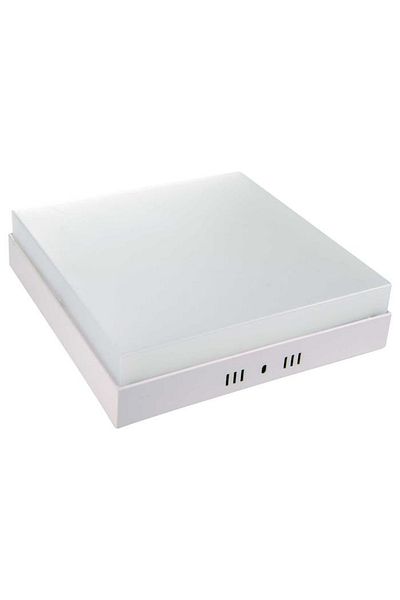 Hepol Surface-mounted LED wall lamp 24W 2150lm square cold light 6500 K, IP20, modern