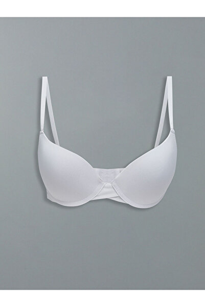 LC Waikiki White Underwire Non-Padded Plain T-Shirt Bra