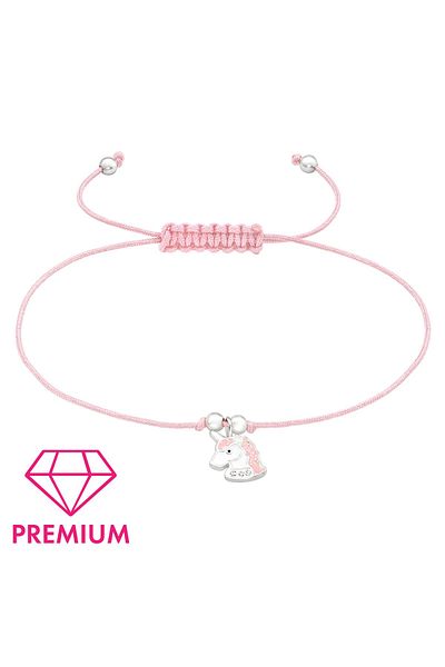 Sophia Collection Bratara copii argint 925 cu snur model Unicorn Sophia Collection Premium