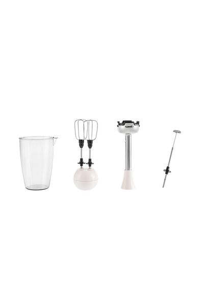 Karaca Prosteel 7 in 1 1000W Süt Köpürtücülü Mutfak Robotu Soft Cream