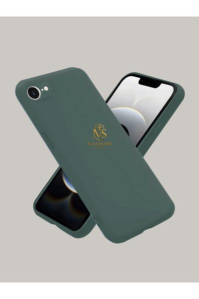 Massemr Apple iPhone 16E Compatible Nano Velvet Lined Matte Silicone Case Shock Absorbing Luxury Protection