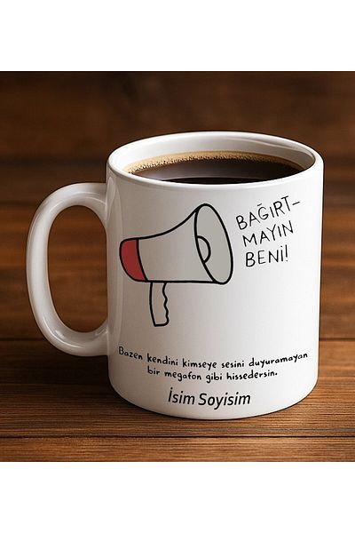 BİBANAPROMOSYON Funny - Humorous Mug Cup Don'T Yell at Me Designed Funny Mug Cup