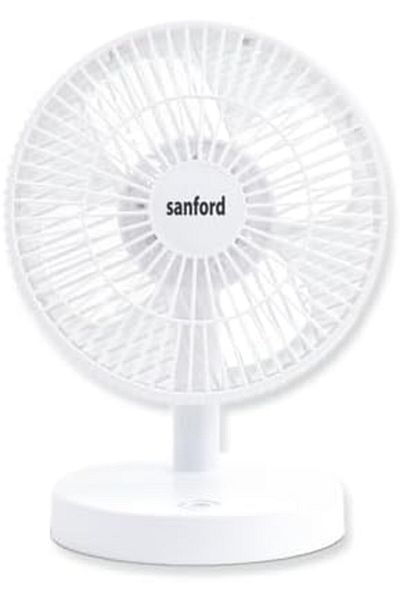 Sanford SF6668MFN Rechargeable Multi-Functional Table Fan – 2000mAh Battery, Up to 5Hrs Working, 3