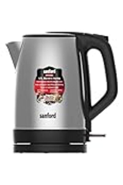 Sanford 1.8L Electric Kettle – Stainless Steel, Rapid Boil, Automatic Shut-Off, Boil-Dry Protectio