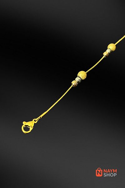 NAYM SHOP Gold Gilded Steel Wrap Bracelet