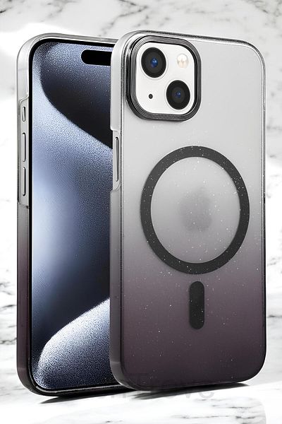 TechTrove حافظة لهاتف iPhone 15 Plus، غطاء نحيف ملون عالي الجودة مزود بميزة Magsafe