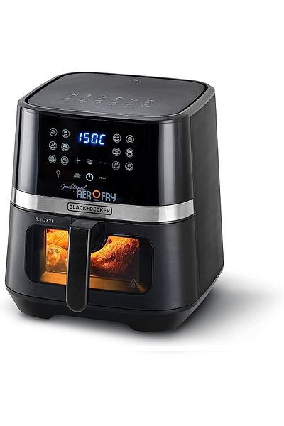 Black&Decker BLACK+DECKER 12-in-1 Digital Air Fryer, 1800W, 8.5L/2Kg Capacity