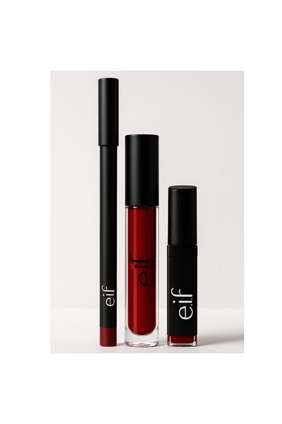 ELF Barel Nude Lipstick Set - A Touch of Elegance from Eve - Barel Nude Liquid Lipstick - Dry Lipstick - 09 - Lip Liner 17