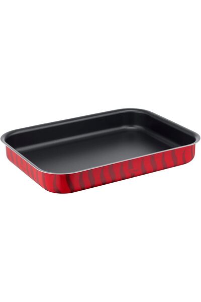TEFAL Tempo Flame 3-piece Baking Pan Set - Rectangular 41×29/37×27/31×24 cm, Non-stick, Bugatti R
