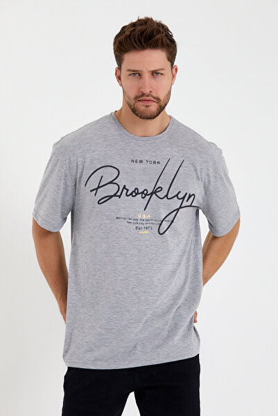 Superlife Superlife Men's Crew Neck Standard &Regular Fit T-Shirt Spr22Ts110