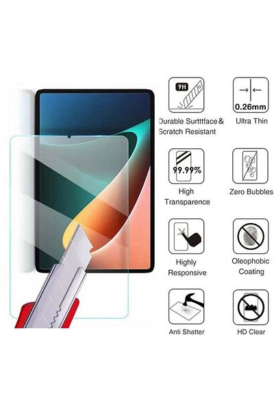 Generic 2 Pack Tempered Glass Screen Protector for Xiaomi Mi Pad 5