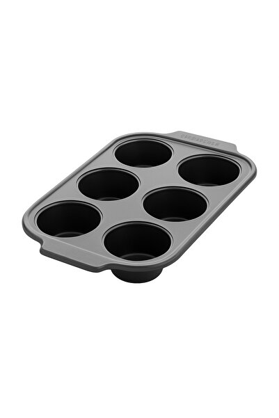 Greenpan ثيرمولون ™   أوعية مافن سعة 6 أسطح - طلاء غير لاصق خالٍ من PFAS، فرن صحي ومتين