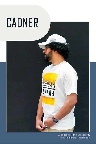 Cadner Men's T Shirt, High-quality Makkah Printed, Lightweight Crew Neck T Shirts For Men