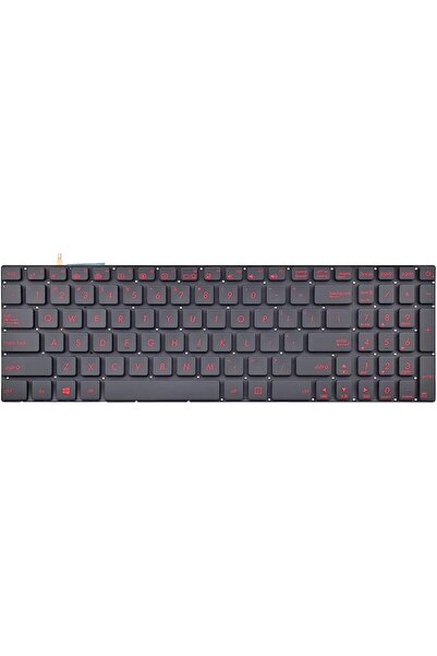 OEM Tastatura laptop ASUS N551JB N551JK N551JM N551JQ neagra iluminata rosu