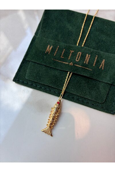 Miltonia 925s Kıkırdak Balık Gümüş Kolye