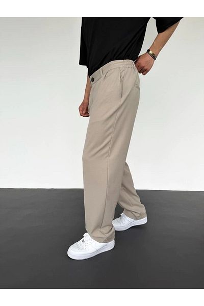 wamoss 2025 Pleated Comfortable Vintage Classic Wide Leg Baggy Trousers Pl11