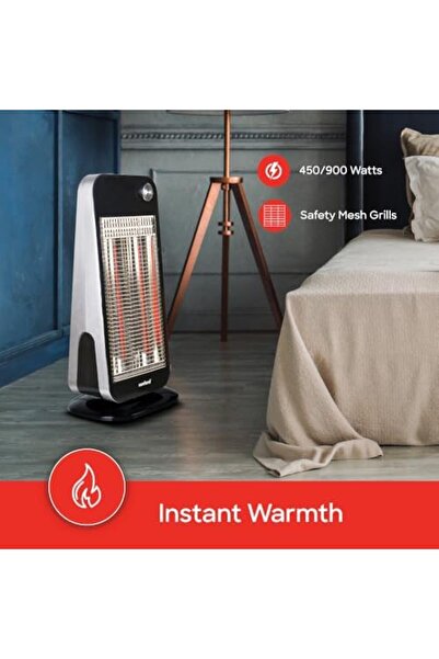 Sanford Carbon Room Heater | 900 Watts Max Power | 2 Heat Settings (450W/900W) | Instant Warmth | Os