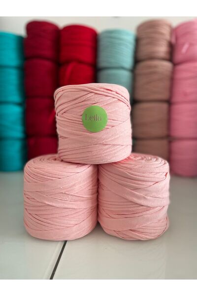 Leila Design Snur de tricotat roz praf (600-650 gr) prețul este pentru 1 bucată