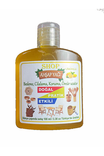 shop Ahşap Koruyucu Organik Yağ 100 ml Besler, Cilalar, Korur, Ömrünü uzatır