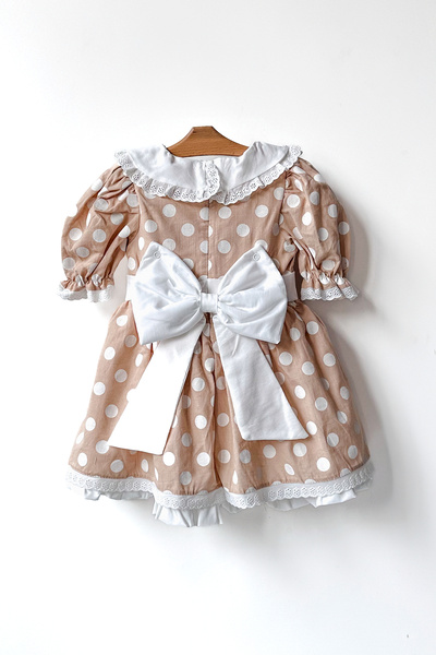 Baby Animals Kız Bebek Kız Çocuk Doğum Günü Parti Düğün Elbise Yarım Kol Asta...