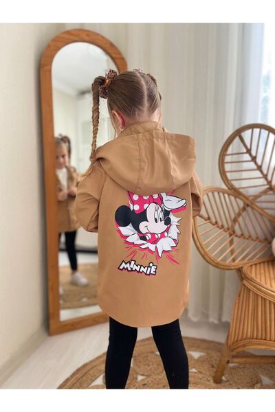 ipekkids KIZ ÇOCUK GİYİM SU GEÇİRMEZ TRENÇKOT