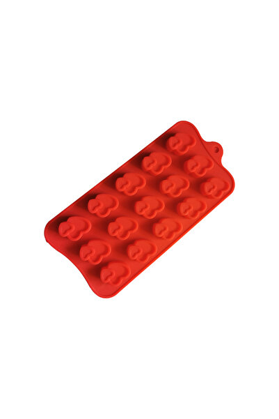 Generic 15-Cavity Double Heart Silicone Chocolate Mould