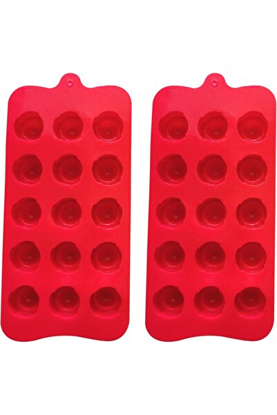 Generic Red Silicone Ball Mould Trays – Baking & Crafting (Set of 2)