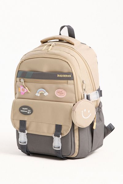 Roxbros Girls' School Bag & Boys' Backpack with Korean Style Accessories Primary School, Middle School, High School