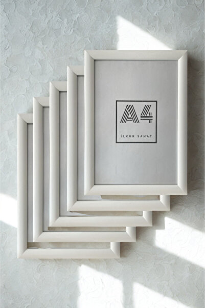ilkur A4 Size (21X30) 2mm Thick Flat Glass Frame Five Pieces