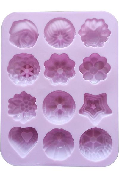 Generic Floral and Heart Silicone Cake Mold