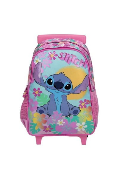 SUNCE حقيبة ظهر ديزني ستيتش بعجلات مزودة بسحّاب وحجرتين