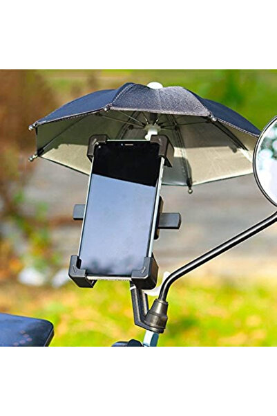 Protonust Otomatik Tuşlu Ayna Bağlantılı Yağmur Güneş Koruma Su Geçirmez Moto...