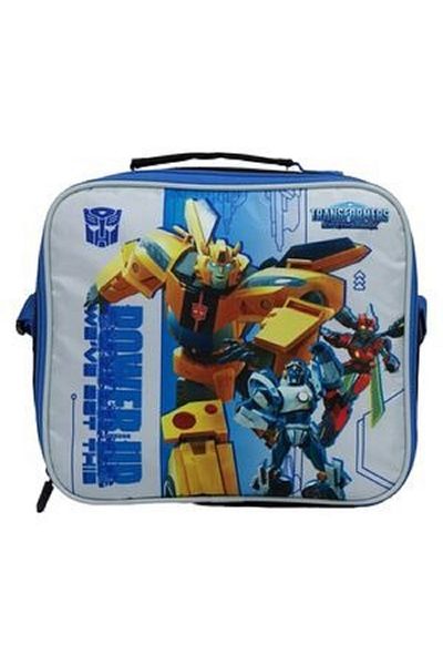 SUNCE Transformers EarthSpark Insulated Zipper Closure Lunch Tote – Multicolour